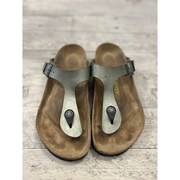 BIRKENSTOCK Thong Sandals Gizeh Womens Size 36 US 5-5.5 Slip On Open Toe - Picture 1 of 7